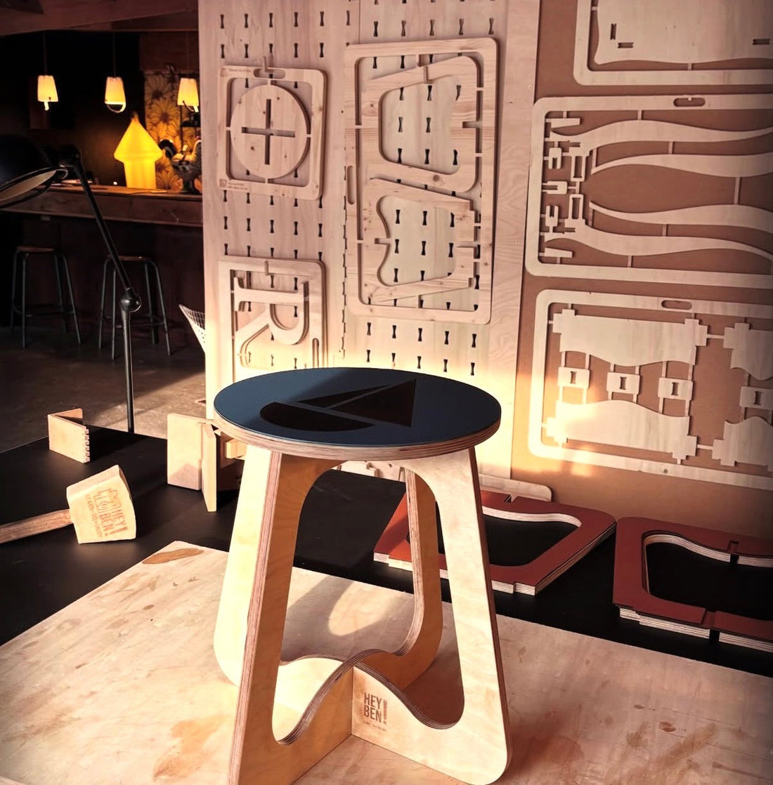 Le Tabou'Ré : le tabouret rétais et modulable | Ebenisterie île de ré
