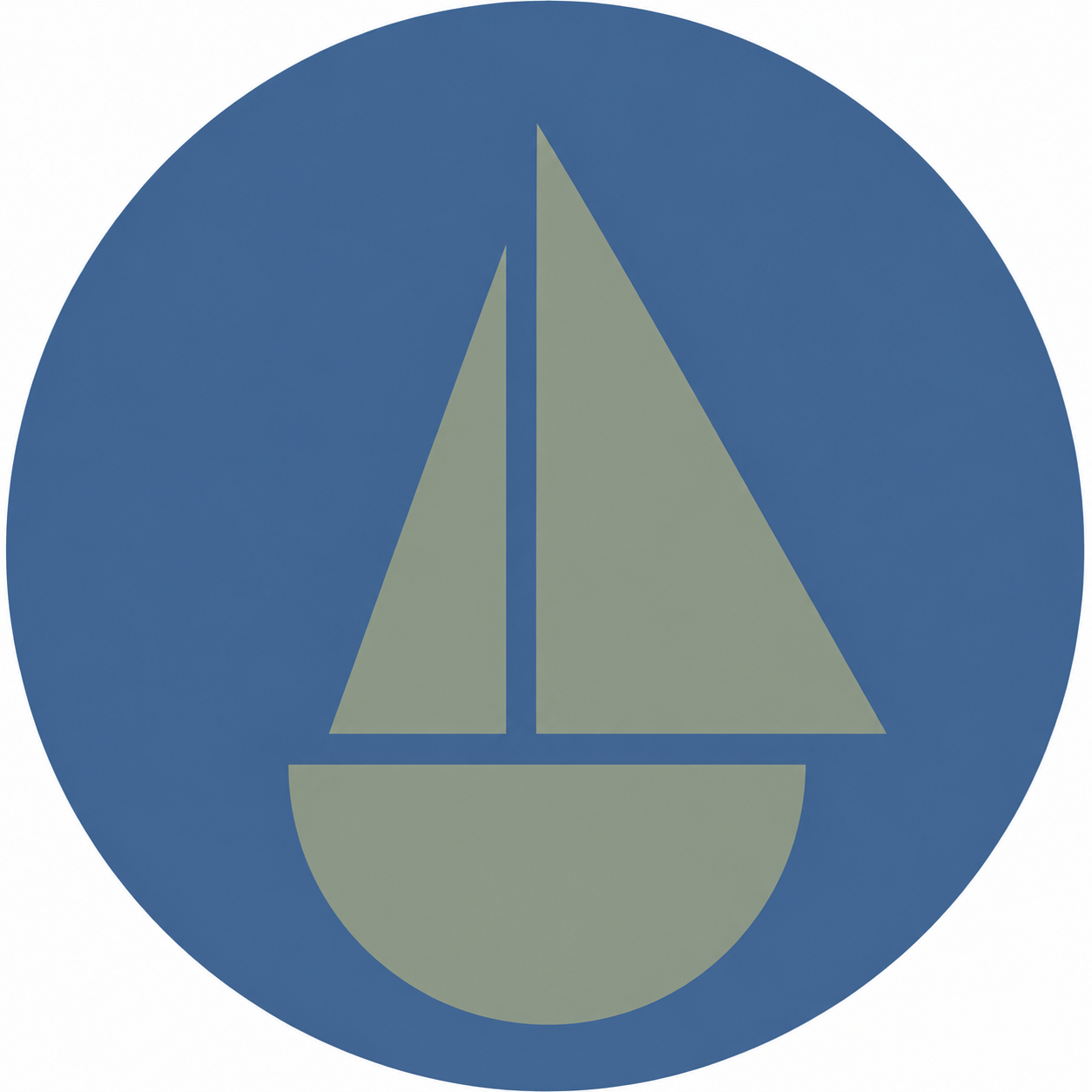 Assise en contreplaqué bouleau et linoléum motif voilier  vert sauge sur fond bleu. Produit fabriqué par Hey Ben !, atelier d'ébénisterie à Loix sur l'île de ré fondé par Benoît Maltier