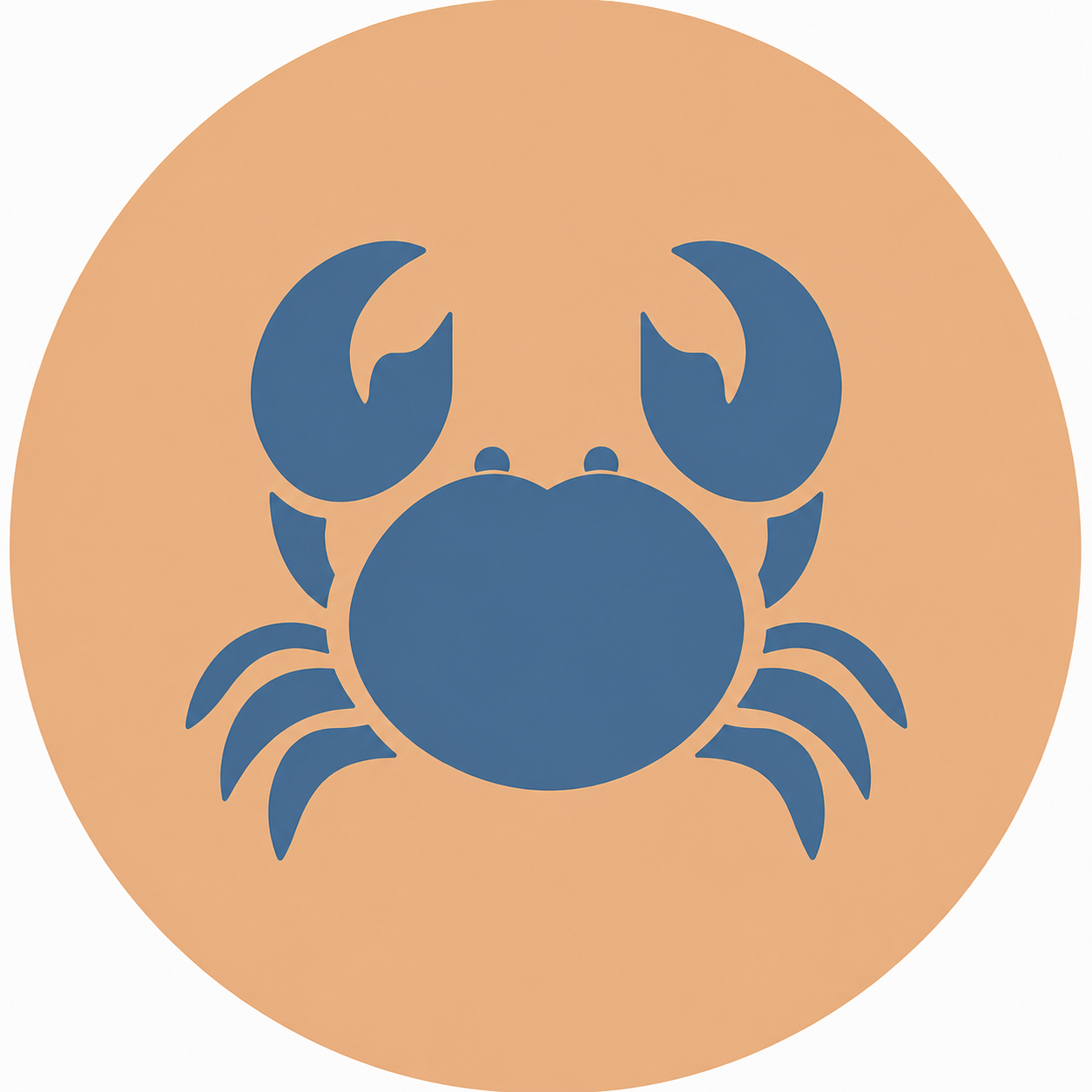 Assise en contreplaqué bouleau et linoléum motif crabe bleu  sur fond vert sauge. Produit fabriqué par Hey Ben !, atelier d'ébénisterie à Loix sur l'île de ré fondé par Benoît Maltier
