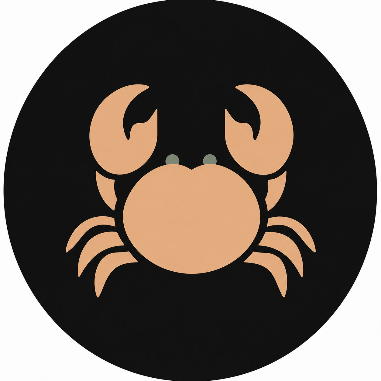 Assise en contreplaqué bouleau et linoléum motif crabe beige sur fond noir. Produit fabriqué par Hey Ben !, atelier d'ébénisterie à Loix sur l'île de ré fondé par Benoît Maltier
