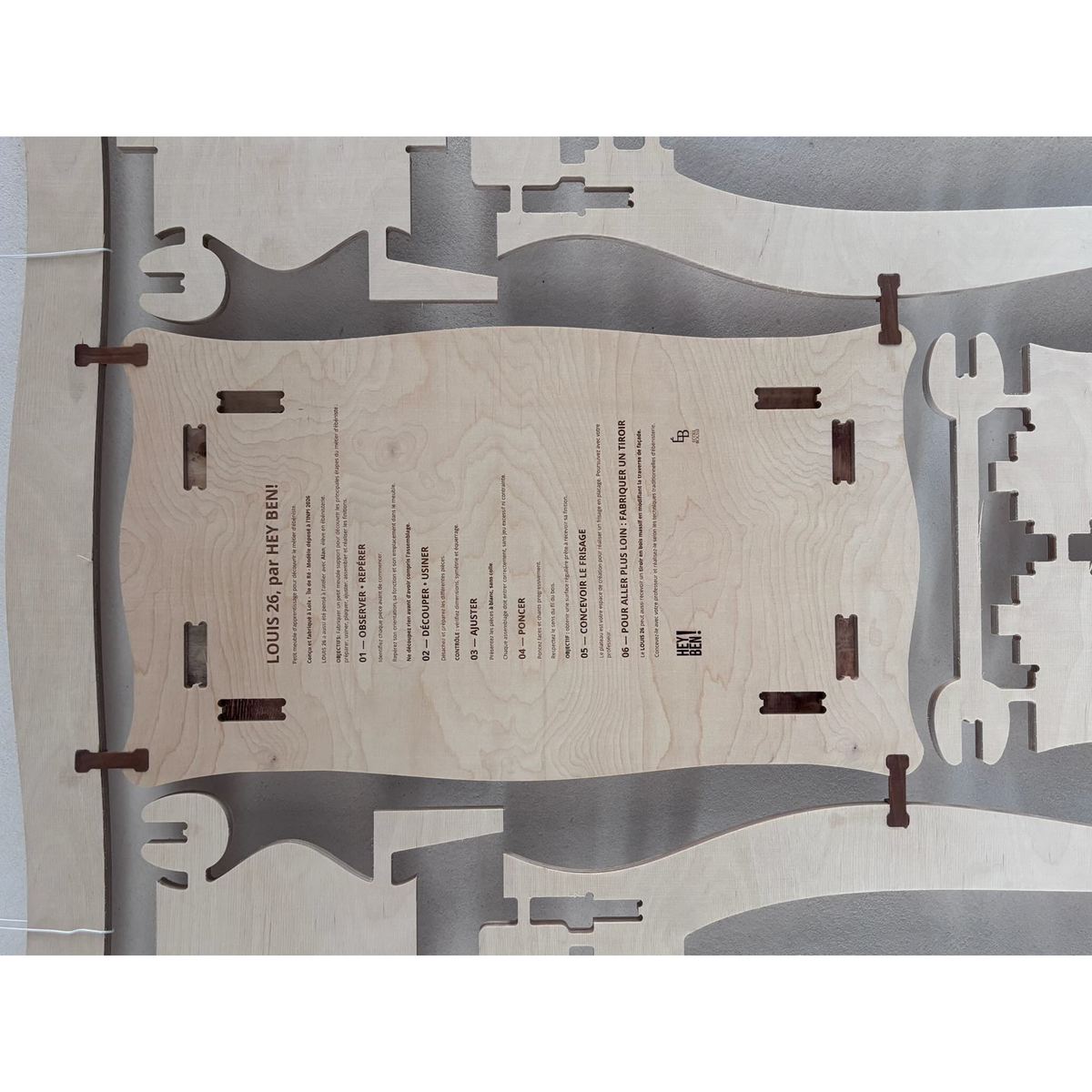 Kit table en bois DIY Louis 26 | Hey Ben